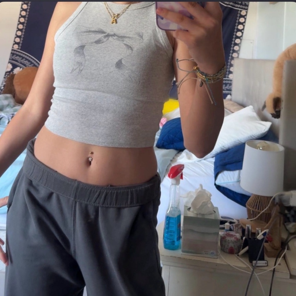 Hollister dark grey sweatpants - Picture 4 of 4